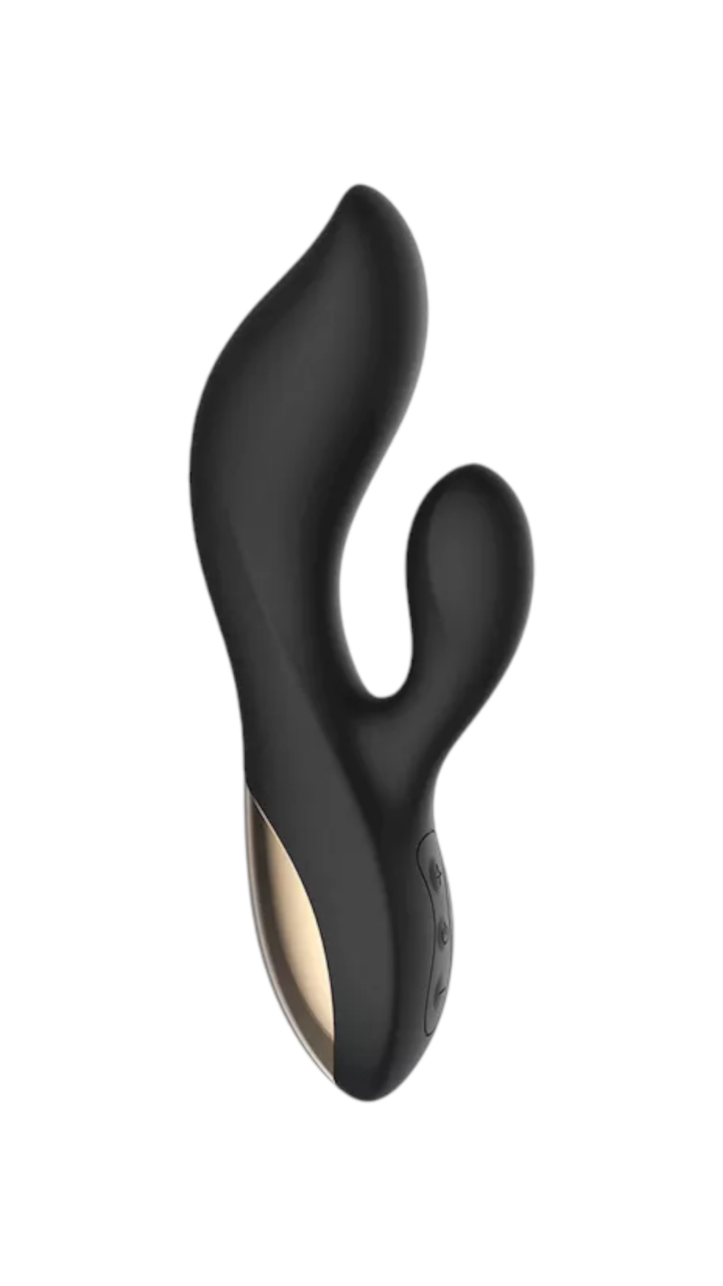 Amore - Rabbit Clitoral Vibrator Black